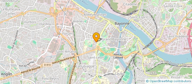 localisation de l'entreprise SCM MIREILLE à BAYONNE