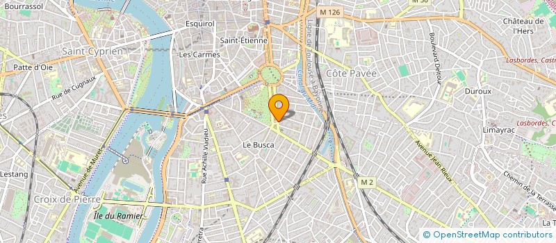 localisation de l'entreprise SCM MISTRAL  TOULOUSE