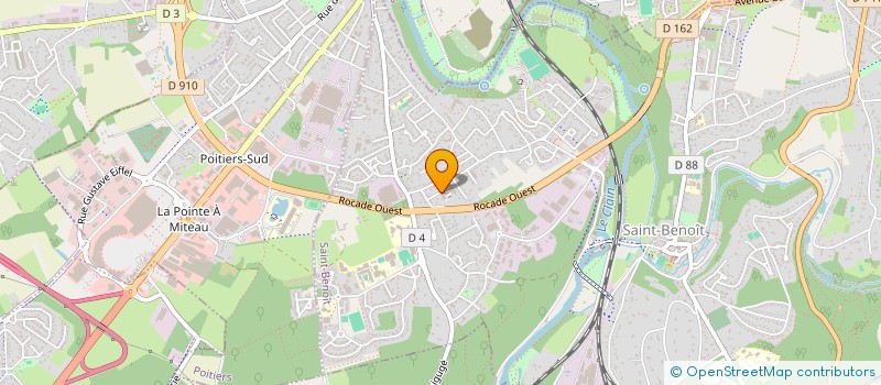 localisation de l'entreprise SCM MJPC - MANDATAIRES JUDICIAIRES POITOU-CHARENTES à SAINT-BENOIT
