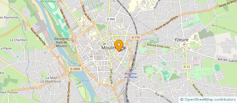 localisation de l'entreprise SCM MJPM03 à MOULINS