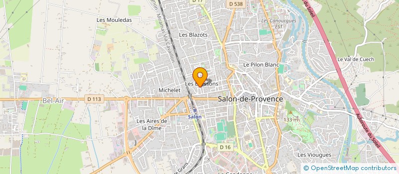 localisation de l'entreprise SCM MK CRAPONNE  SALON-DE-PROVENCE