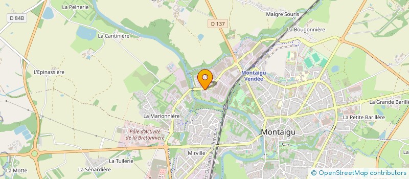 localisation de l'entreprise SCM MK2S, MONTAIGU KINE SPORT ET SANTE à MONTAIGU-VENDEE