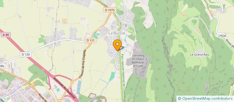 localisation de l'entreprise SCM MKOE  LA BUISSE