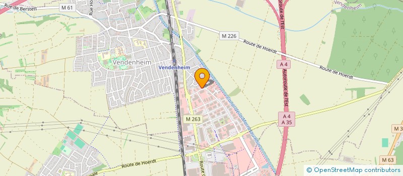 localisation de l'entreprise SCM MMKINE  VENDENHEIM