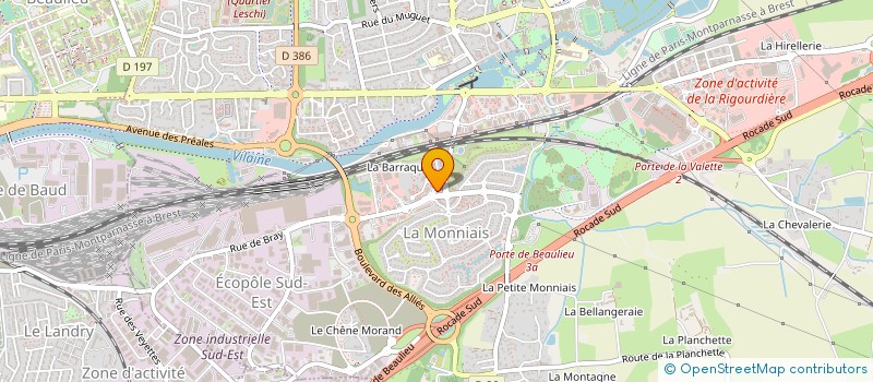 localisation de l'entreprise SCM MMM  CESSON-SEVIGNE