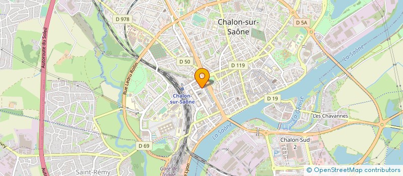 localisation de l'entreprise SCM MOIROUX SUDRE à CHALON-SUR-SAONE