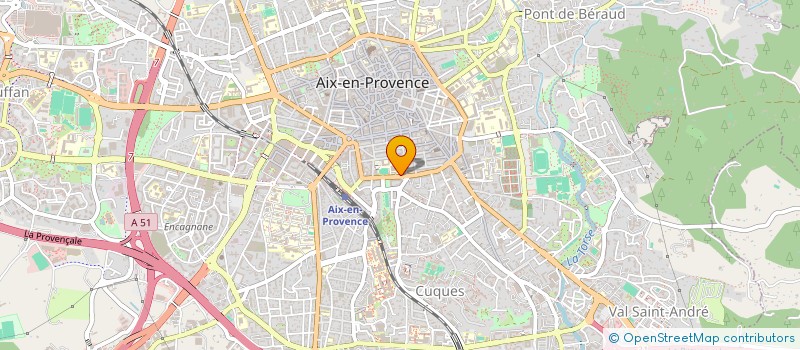 localisation de l'entreprise SCM MONCHAUZOU-LESSI  AIX-EN-PROVENCE