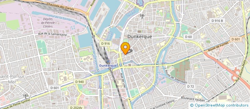 localisation de l'entreprise SCM MONDOR à DUNKERQUE