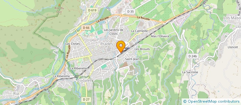 localisation de l'entreprise SCM MONET-RIU-REYNAL-LABRUNE-CABRERA-PICORNELL INFIRMIERE PRADEENNES à PRADES