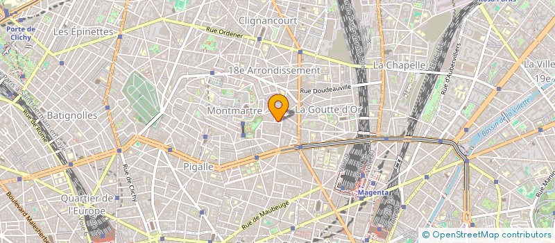 localisation de l'entreprise SCM MONTMARTRE KINE  PARIS