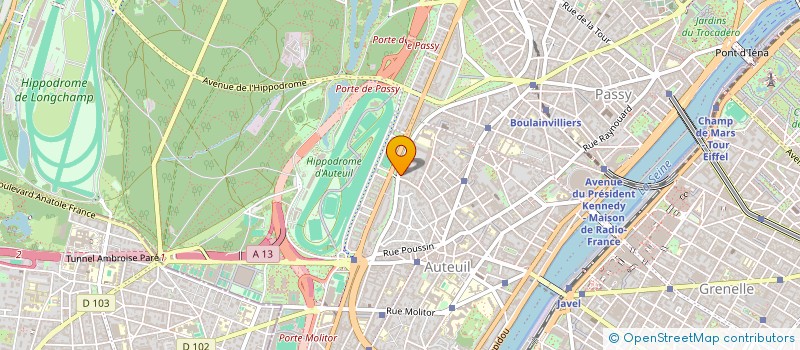 localisation de l'entreprise SCM MONTMORENCY  PARIS