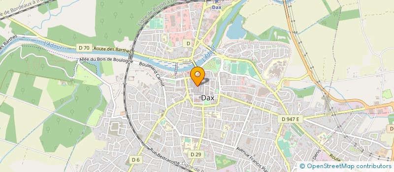 localisation de l'entreprise SCM MORA LE PONCIN  DAX