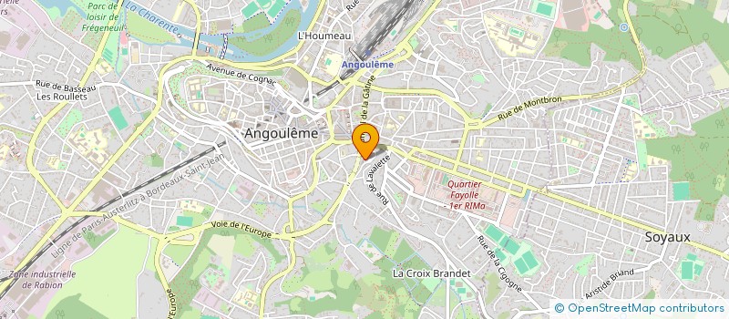 localisation de l'entreprise SCM MORANGE à ANGOULEME