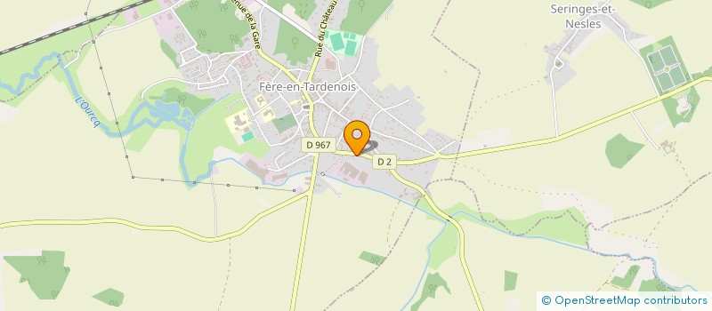 localisation de l'entreprise SCM MORGEN à FERE-EN-TARDENOIS