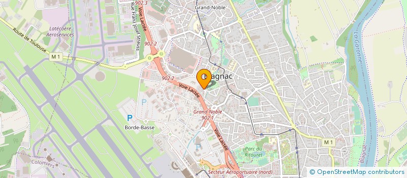 localisation de l'entreprise SCM MORIN-LEMOINE à BLAGNAC