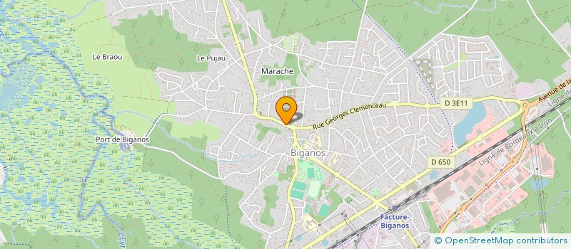 localisation de l'entreprise SCM MOULOUDJ MAKANAKY  BIGANOS