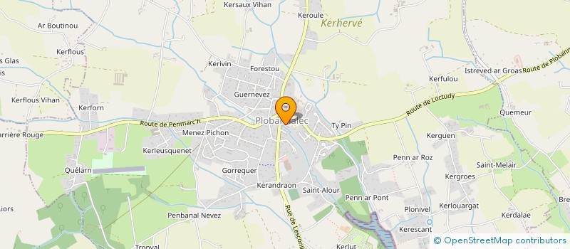 localisation de l'entreprise SCM MQLS  PLOBANNALEC-LESCONIL