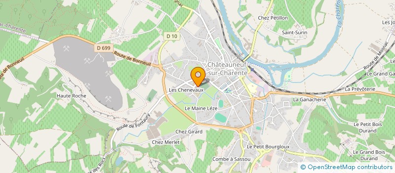 localisation de l'entreprise SCM MSP CHATEAUNEUF SUR CHARENTE à CHATEAUNEUF-SUR-CHARENTE