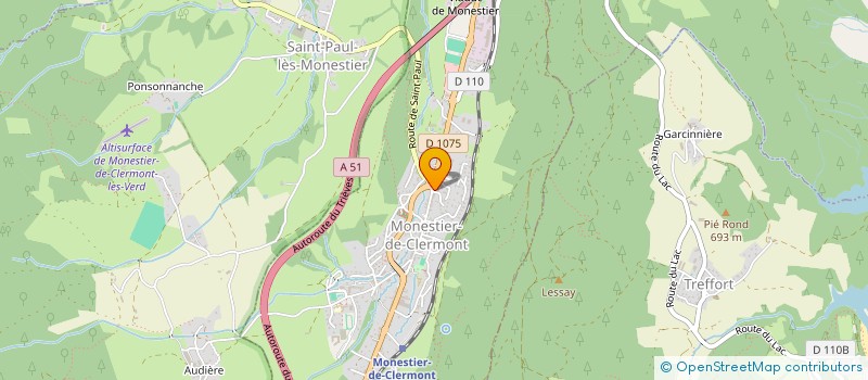 localisation de l'entreprise SCM MSP DE MONESTIER  MONESTIER-DE-CLERMONT