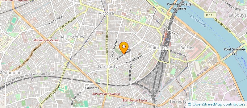 localisation de l'entreprise SCM MSP SAINT JEAN  BORDEAUX