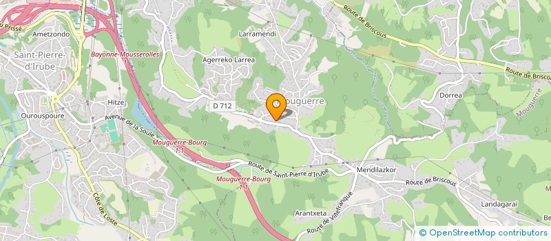 localisation de l'entreprise SCM MUGERTARRA  MOUGUERRE