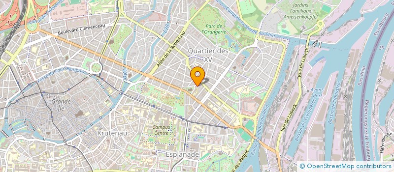 localisation de l'entreprise SCM MULLER RIVERA GROSU à STRASBOURG