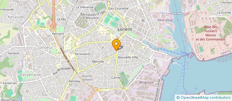 localisation de l'entreprise SCM N GUYEN MONVOISIN à LORIENT