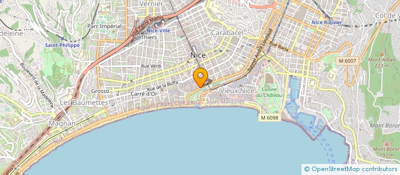 localisation de l'entreprise SCM NAHMANOVICI SOL ROSSI à NICE