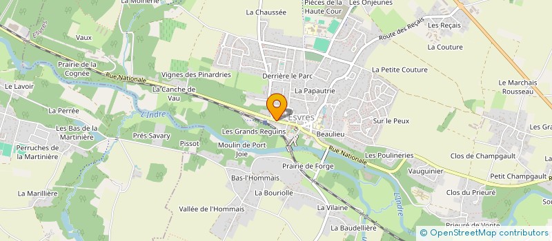 localisation de l'entreprise SCM NATIONALE  ESVRES