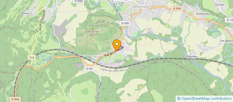 localisation de l'entreprise SCM NCLH  ARTEMARE