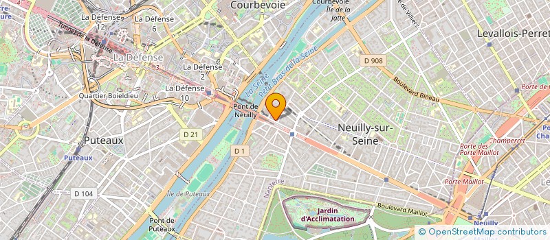 localisation de l'entreprise SCM NEKI à NEUILLY-SUR-SEINE