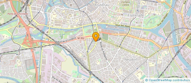 localisation de l'entreprise SCM NERIMI  STRASBOURG