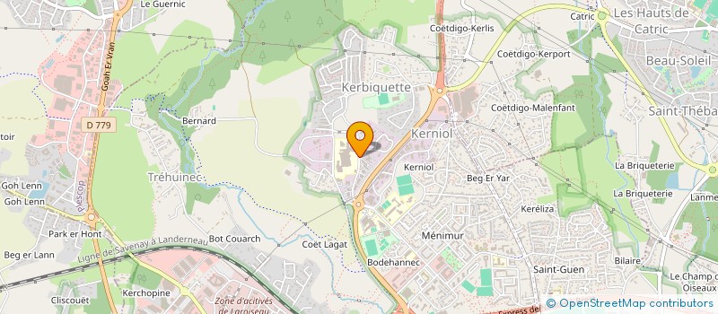 localisation de l'entreprise SCM NEUROCEANE à VANNES