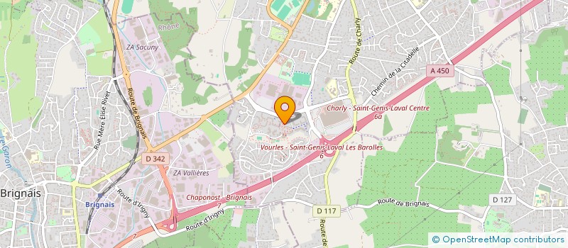 localisation de l'entreprise SCM NEURODOL à SAINT-GENIS-LAVAL