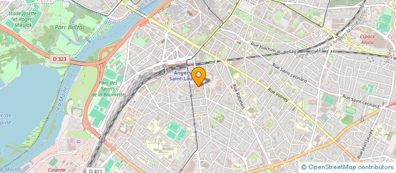 localisation de l'entreprise SCM NEUROVASC à ANGERS