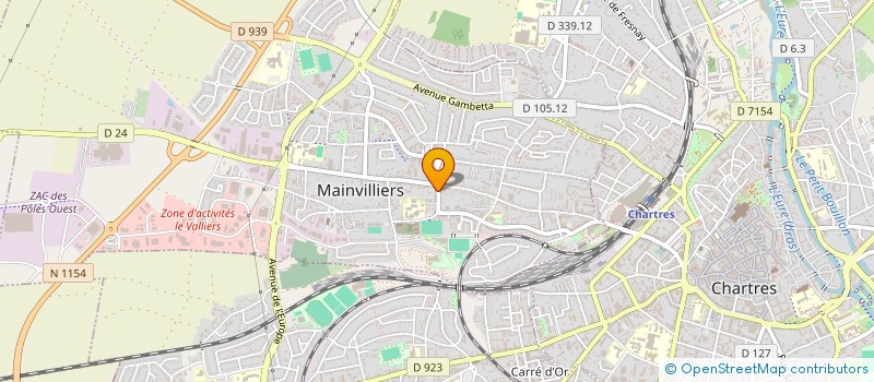 localisation de l'entreprise SCM NEVEU-TROTTE MASSEURS-KINE à MAINVILLIERS