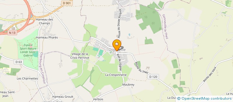 localisation de l'entreprise SCM NICHOLS LE METAYER  DIGOSVILLE