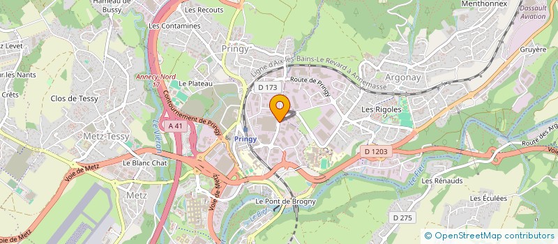 localisation de l'entreprise SCM NICO ET NICO à ANNECY