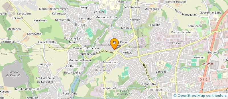 localisation de l'entreprise SCM NICOLAS-POUPON à BREST