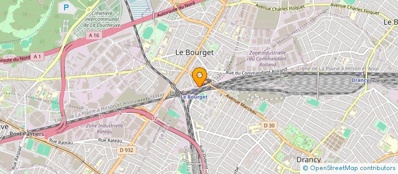 localisation de l'entreprise SCM NMBBP ET ASSOCIES  DRANCY