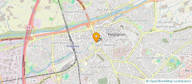 localisation de l'entreprise SCM NNK  PERPIGNAN