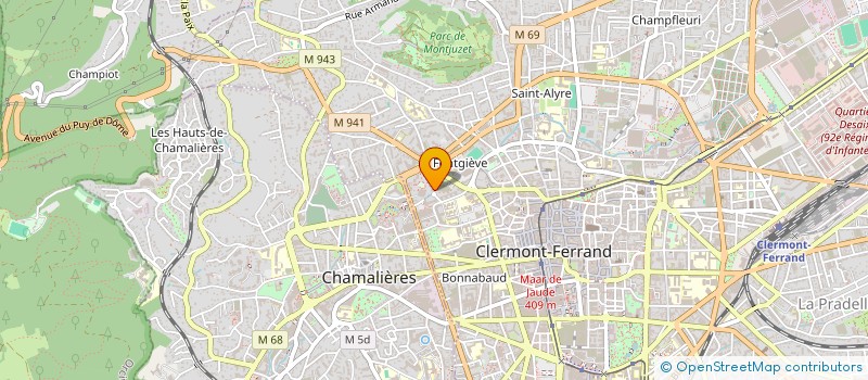localisation de l'entreprise SCM NOELE SAGON DENIS JULIEN BOILEAU EVE à CLERMONT-FERRAND