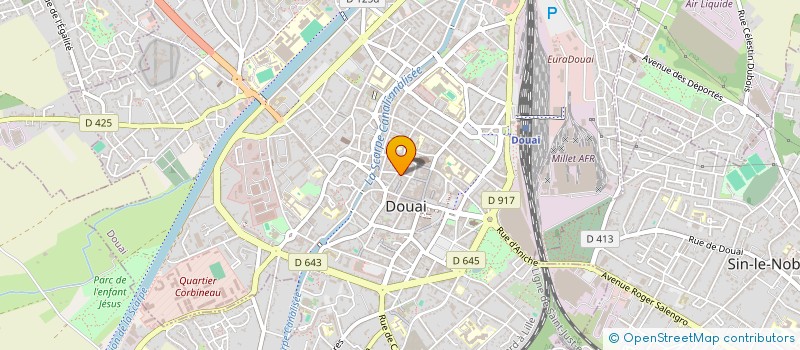 localisation de l'entreprise SCM NOUVELLES TECHNIQUES DE L IMAGE à DOUAI