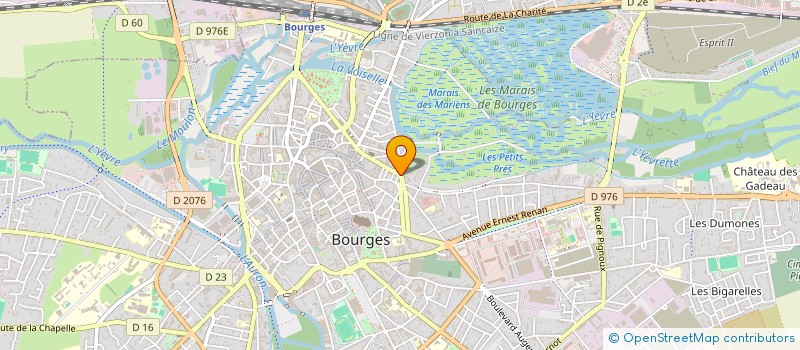 localisation de l'entreprise SCM O'KINE à BOURGES