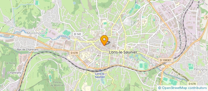 localisation de l'entreprise SCM O.R.L. à LONS-LE-SAUNIER