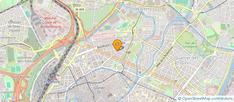 localisation de l'entreprise SCM OBERLIN à STRASBOURG
