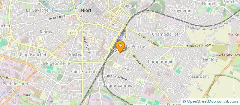 localisation de l'entreprise SCM OBJECTIF OK à NIORT