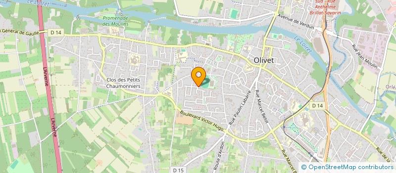 localisation de l'entreprise SCM OBRECHT LEPORT à OLIVET