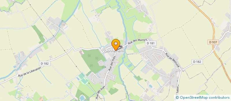 localisation de l'entreprise SCM OBREMBSKI STEFANIAK  GONNEHEM