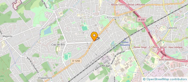localisation de l'entreprise SCM ODONTO ALOUETTE à PESSAC